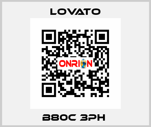 B80C 3PH  Lovato