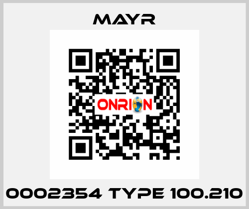 0002354 TYPE 100.210 Mayr