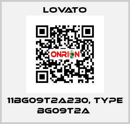 11BG09T2A230, Type BG09T2A  Lovato