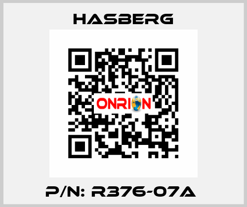 P/N: R376-07A  Hasberg
