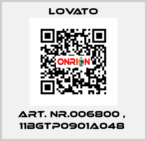 Art. Nr.006800 ,  11BGTP0901A048  Lovato