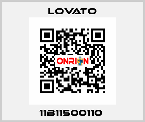 11B11500110  Lovato