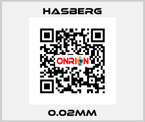 0.02MM Hasberg