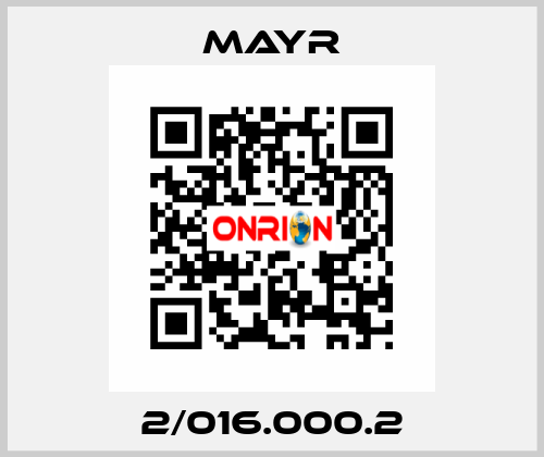 2/016.000.2 Mayr