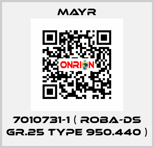 7010731-1 ( ROBA-DS Gr.25 Type 950.440 ) Mayr