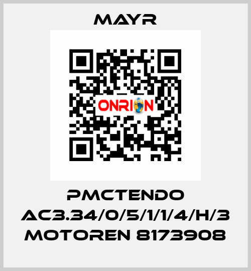 PMCTENDO AC3.34/0/5/1/1/4/H/3 MOTOREN 8173908 Mayr