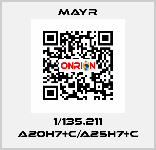 1/135.211 A20H7+C/A25H7+C Mayr