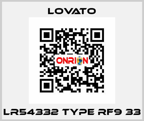 LR54332 Type RF9 33 Lovato