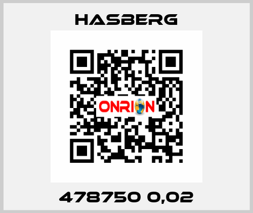 478750 0,02 Hasberg