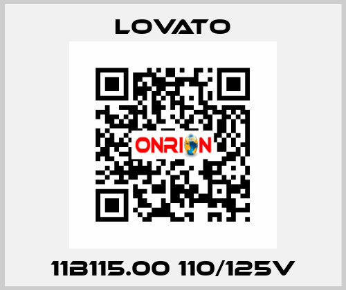 11B115.00 110/125V Lovato