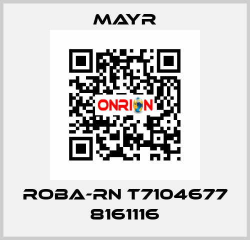 ROBA-RN T7104677 8161116 Mayr