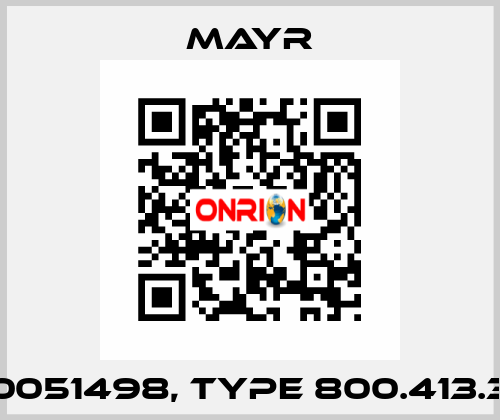 0051498, Type 800.413.3 Mayr