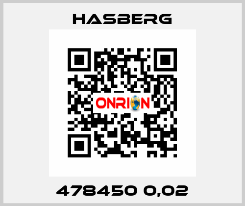 478450 0,02 Hasberg
