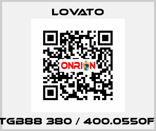 TGB88 380 / 400.0550F  Lovato