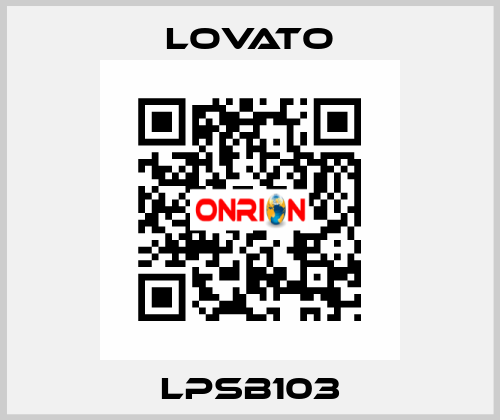 LPSB103 Lovato
