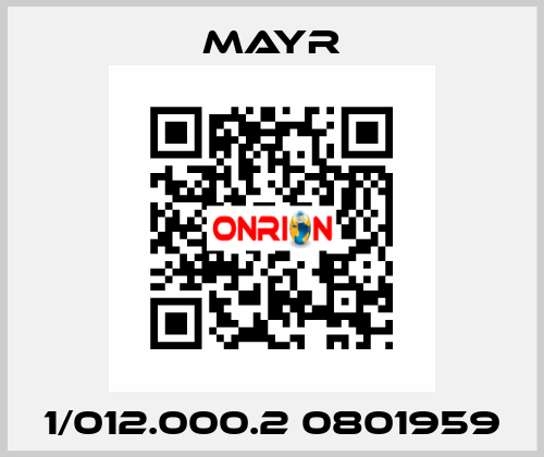 1/012.000.2 0801959 Mayr