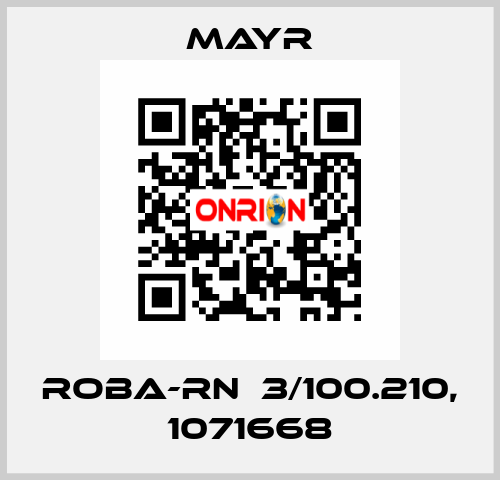 ROBA-RN  3/100.210, 1071668 Mayr