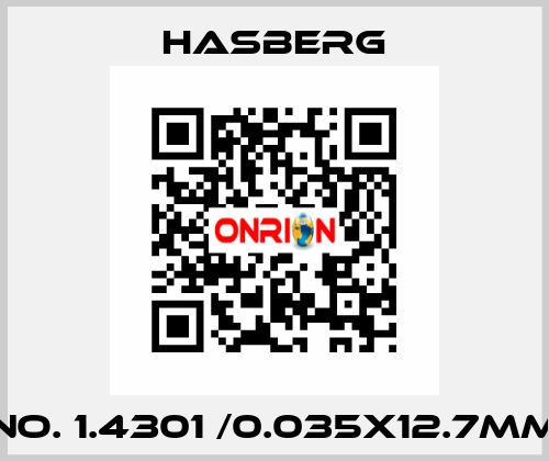 No. 1.4301 /0.035x12.7mm Hasberg