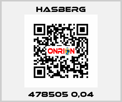 478505 0,04 Hasberg