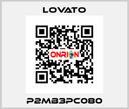 P2MB3PC080 Lovato