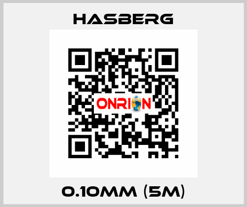 0.10mm (5m) Hasberg