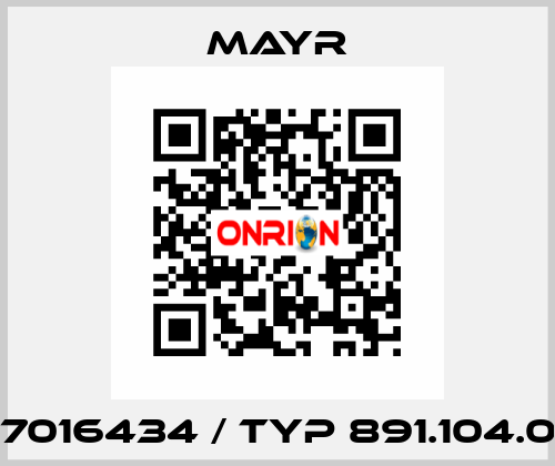 7016434 / Typ 891.104.0 Mayr