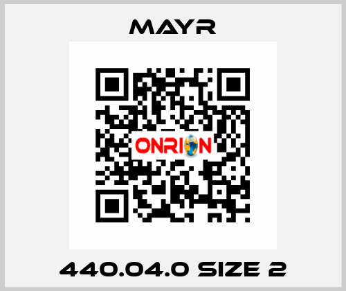 440.04.0 size 2 Mayr