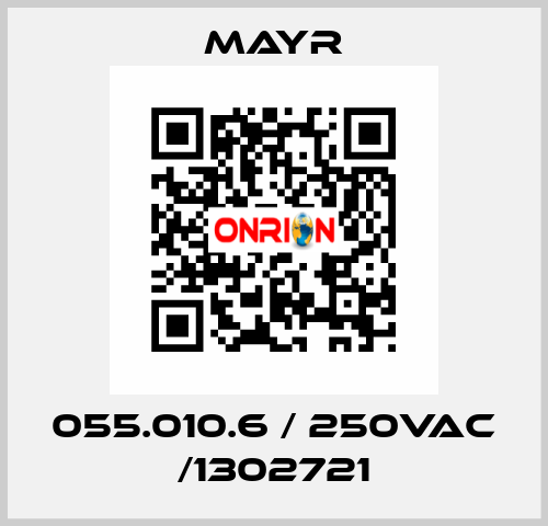 055.010.6 / 250VAC /1302721 Mayr