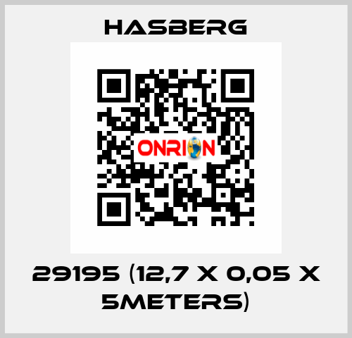 29195 (12,7 x 0,05 X 5meters) Hasberg