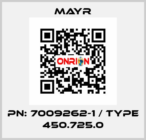 PN: 7009262-1 / Type 450.725.0 Mayr