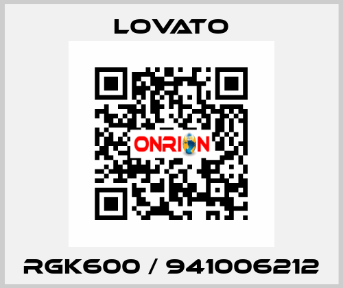 RGK600 / 941006212 Lovato