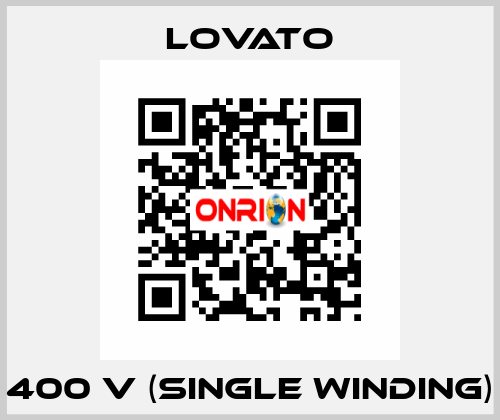 400 V (single winding) Lovato