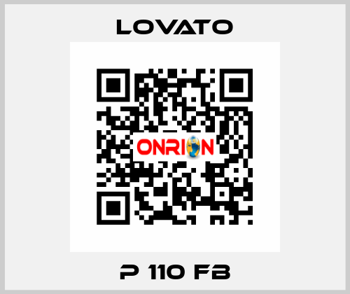 P 110 FB Lovato