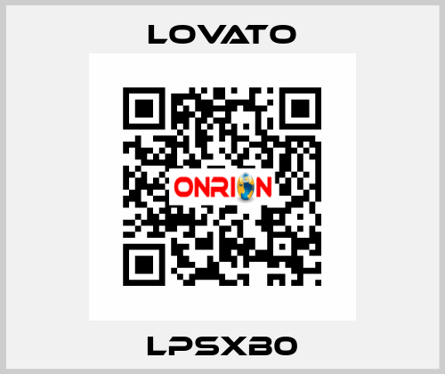 LPSXB0 Lovato