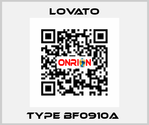 TYPE BF0910A  Lovato