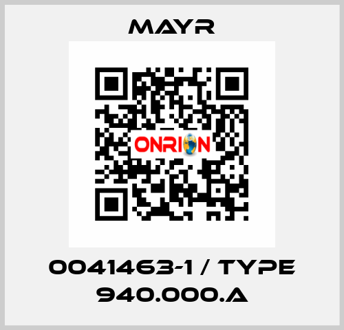0041463-1 / Type 940.000.A Mayr