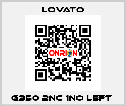 G350 2NC 1NO left  Lovato
