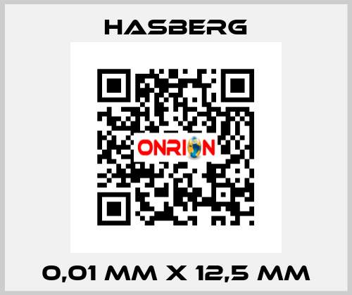 0,01 MM X 12,5 MM Hasberg