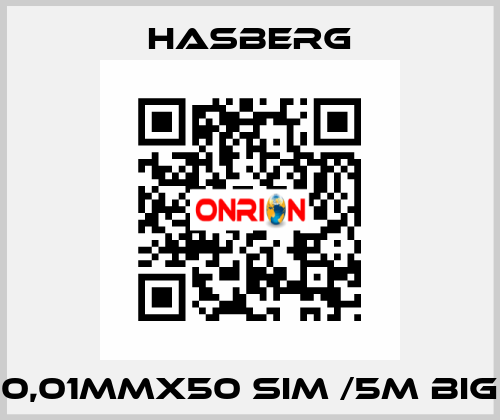 0,01MMX50 SIM /5M BIG Hasberg