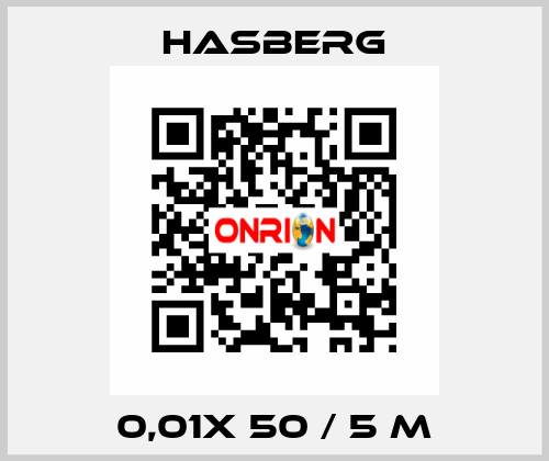 0,01X 50 / 5 M Hasberg