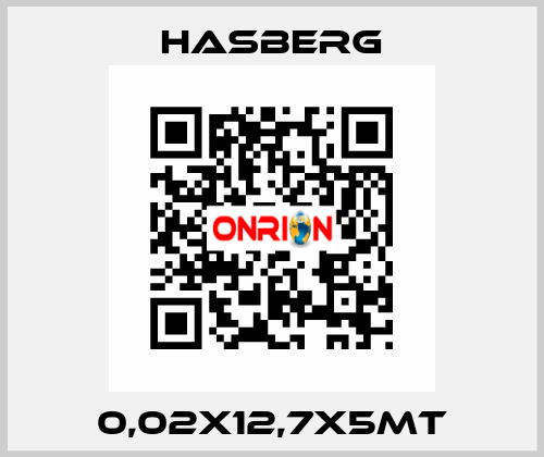 0,02X12,7X5MT Hasberg