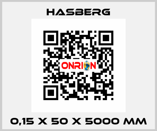 0,15 X 50 X 5000 MM Hasberg