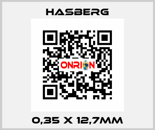 0,35 X 12,7MM Hasberg