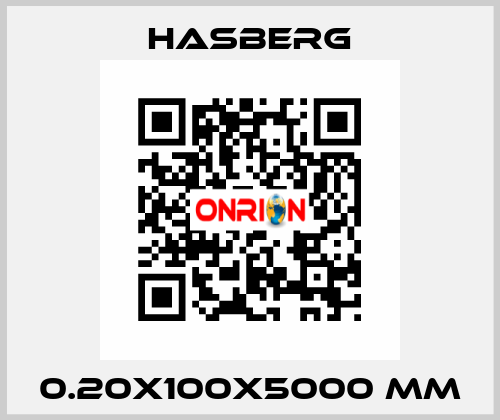 0.20X100X5000 MM Hasberg