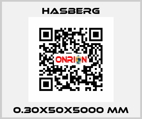 0.30X50X5000 MM Hasberg