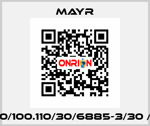 0/100.110/30/6885-3/30 / Mayr