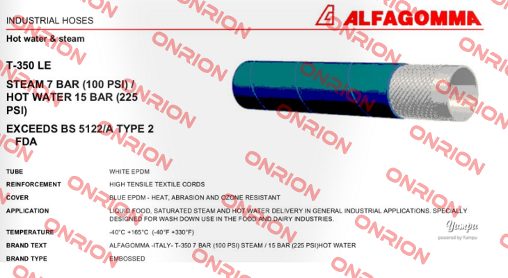 350LE DN Alfagomma