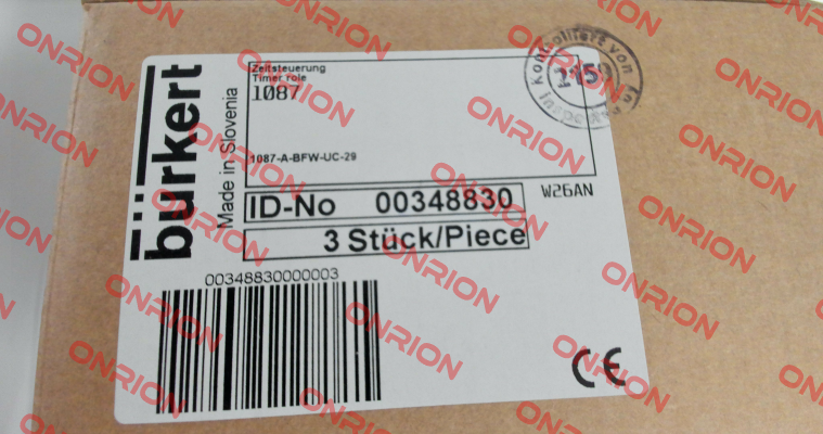 348830 / 1087-A-BFW-UC-29 Burkert