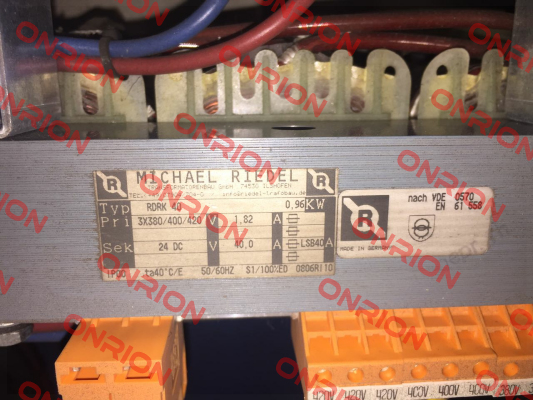 RDRK40 Michael Riedel Transformatorenbau