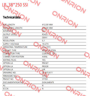 307-01397 TR Electronic